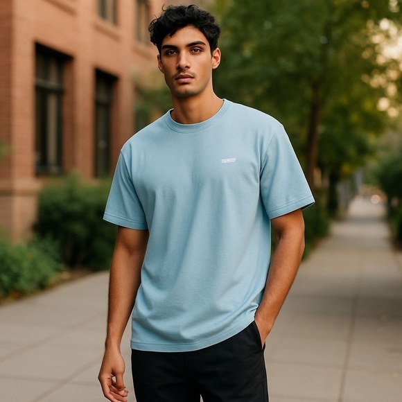 Keen Other - Keen Mens Light Blue Short Sleeve Tee Size XL